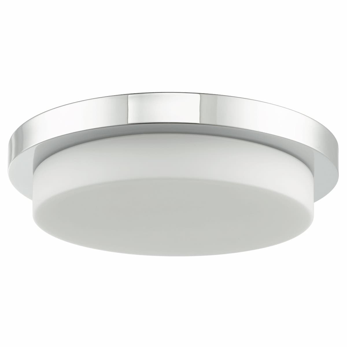 Abra 30016FM Step 16-inch LED flush mount ceiling light with elegant stepped opal glass design for residential and commercial interiors