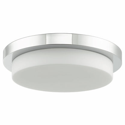 Abra 30016FM Step 16-inch LED flush mount ceiling light with elegant stepped opal glass design for residential and commercial interiors