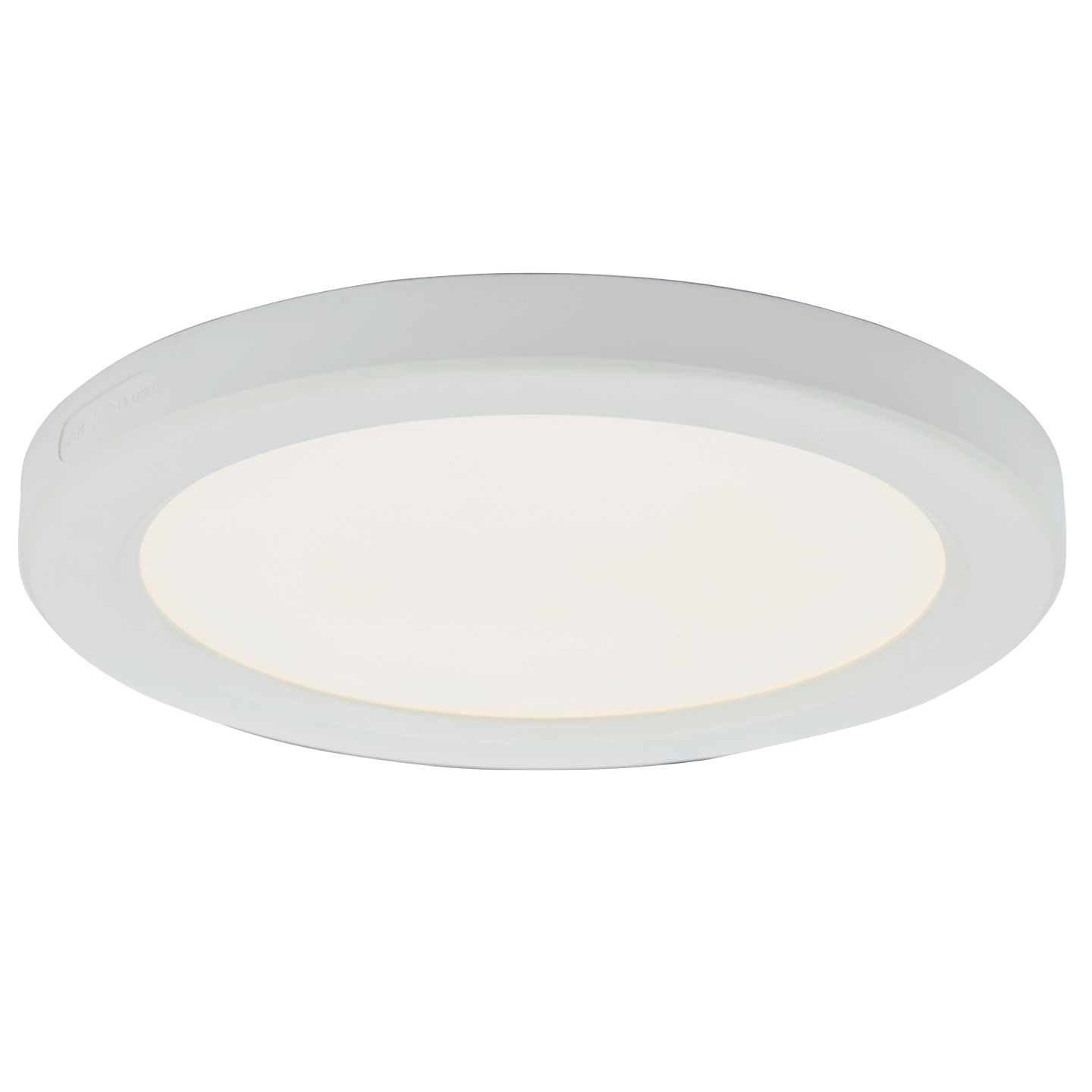 Abra Trix 7.25" Slim Disc Wet Location Flushmount White