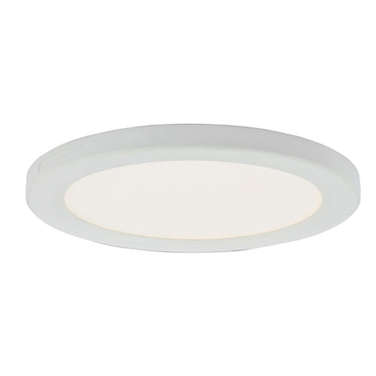 Abra Trix 30021FM wet location flush mount fixture featuring a sleek slim disc design for contemporary ceiling illumination