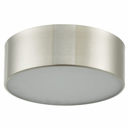 Abra Bongo 30030FM flush mount ceiling fixture featuring a frosted glass diffuser and high-output dimmable LED illumination