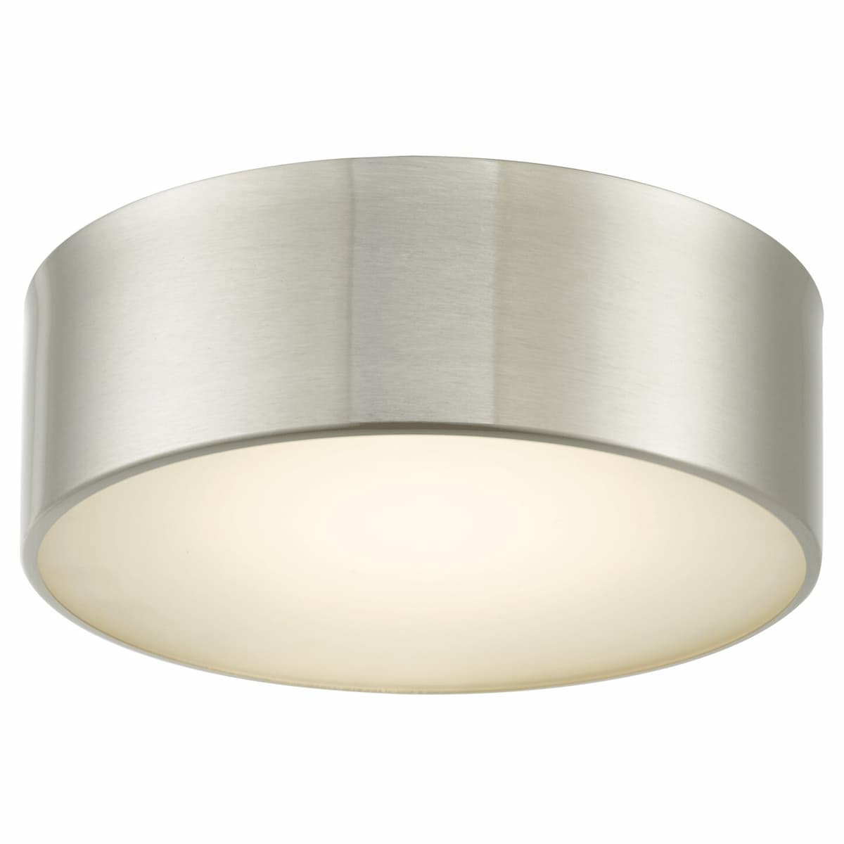 Abra Bongo 30030FM 10-inch frosted glass flush mount ceiling light with high-output dimmable LED for modern interiors
