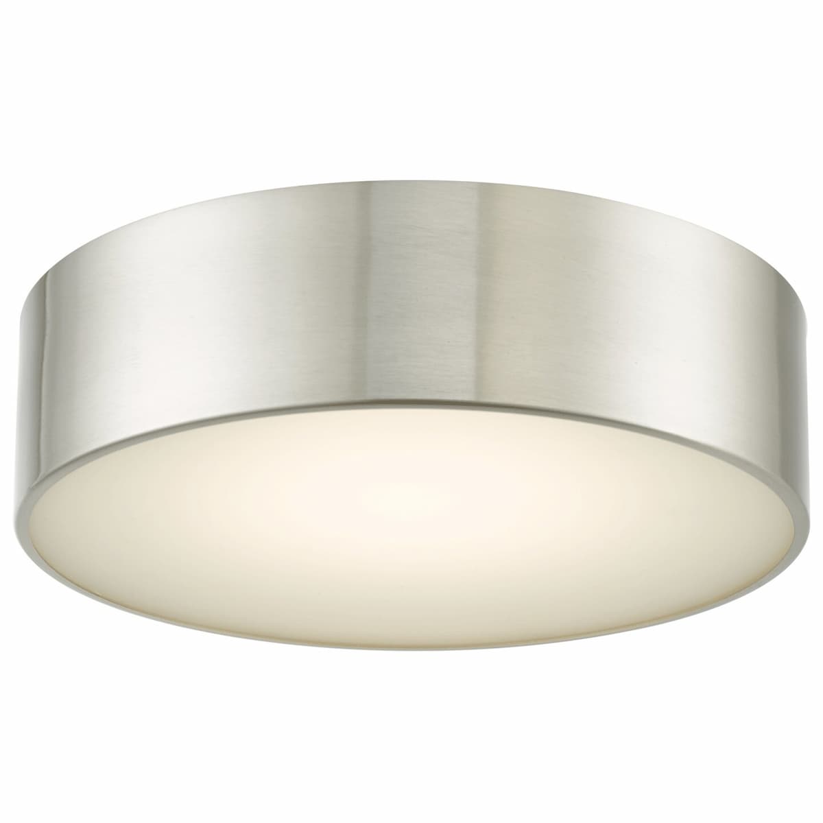 Abra Bongo 30031FM 12-inch frosted glass flush mount ceiling light with high-output dimmable LED for modern interiors