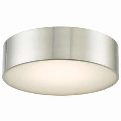 Abra Bongo 30031FM 12-inch frosted glass flush mount ceiling light with high-output dimmable LED for modern interiors