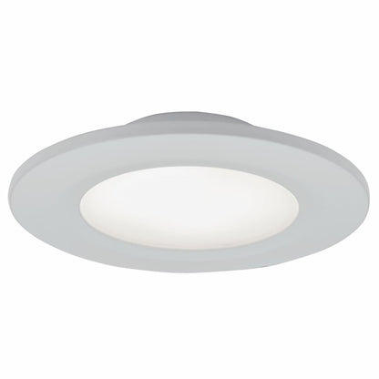 Abra Button 30039FM wet location flush mount fixture featuring a compact design and high-output dimmable LED illumination