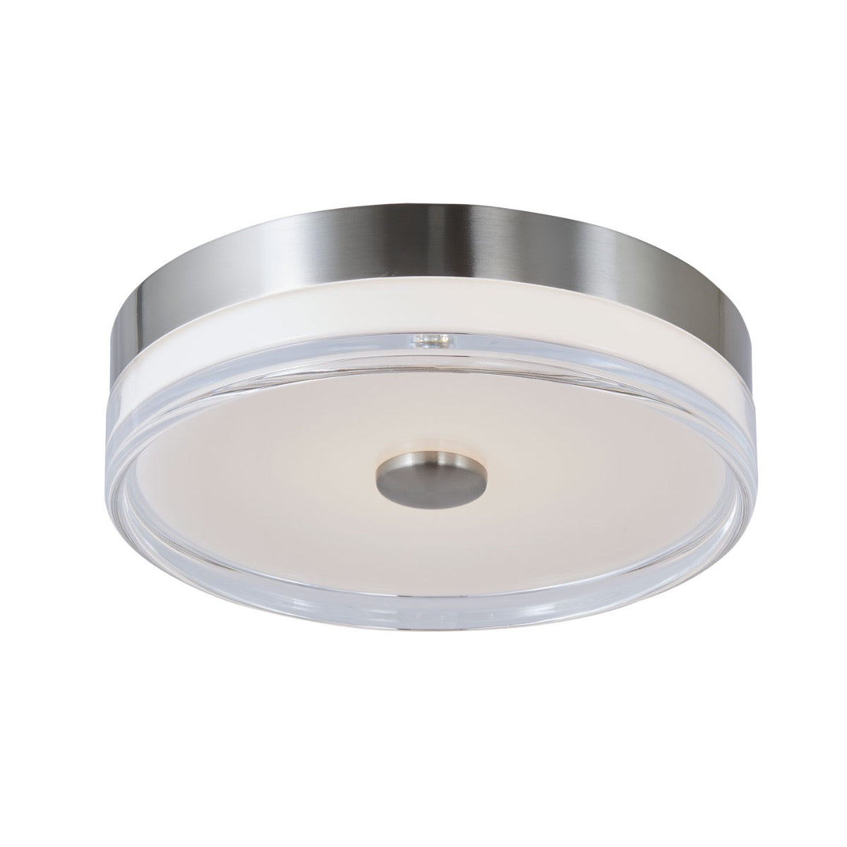 Abra Iris 30040FM flush mount ceiling fixture featuring selectable 3CCT LED lighting and sleek low-profile design