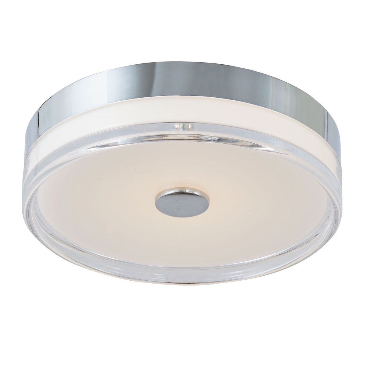 Abra Iris 3CCT 12" Low Profile Flushmount Chrome