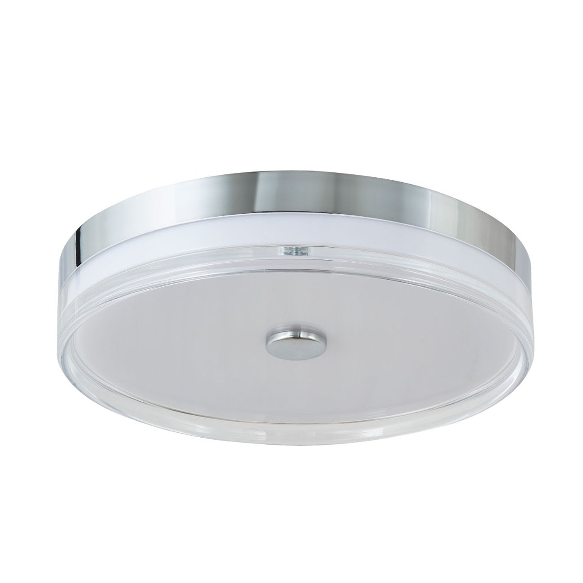 Abra Iris 3CCT 16" Low Profile Flushmount Chrome