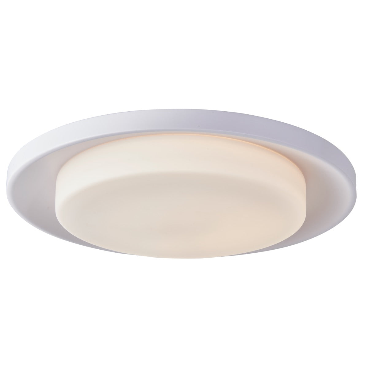 Abra TOTO 3CCT 16.5" Curved Metal Frame Flushmount Matte White