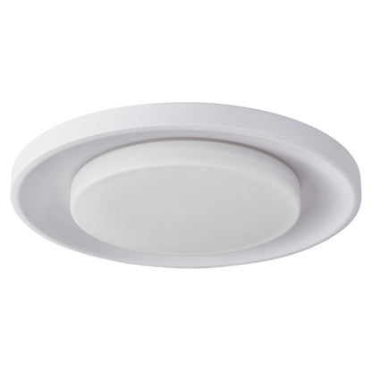 Modern Abra Toto 3CCT flush mount ceiling fixture with curved metal frame for kitchens, bedrooms, hallways, and living spaces