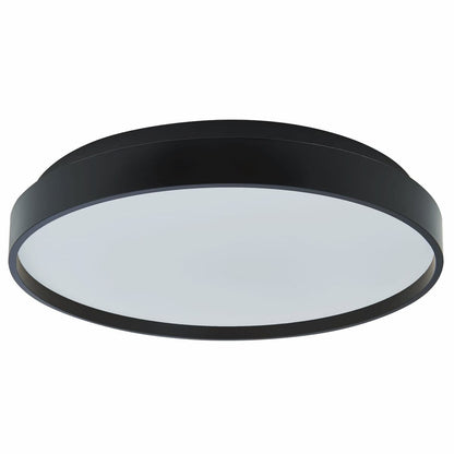 Abra Tambourine 30051FM low-profile flush mount ceiling fixture featuring soft indirect uplight illumination and contemporary design