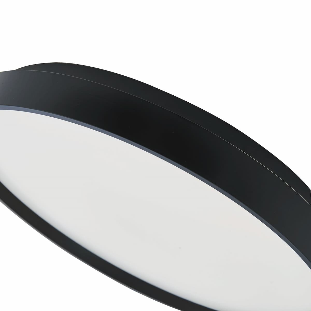 Abra Tambourine 30052FM low-profile flush mount ceiling fixture featuring soft indirect uplight illumination and contemporary design