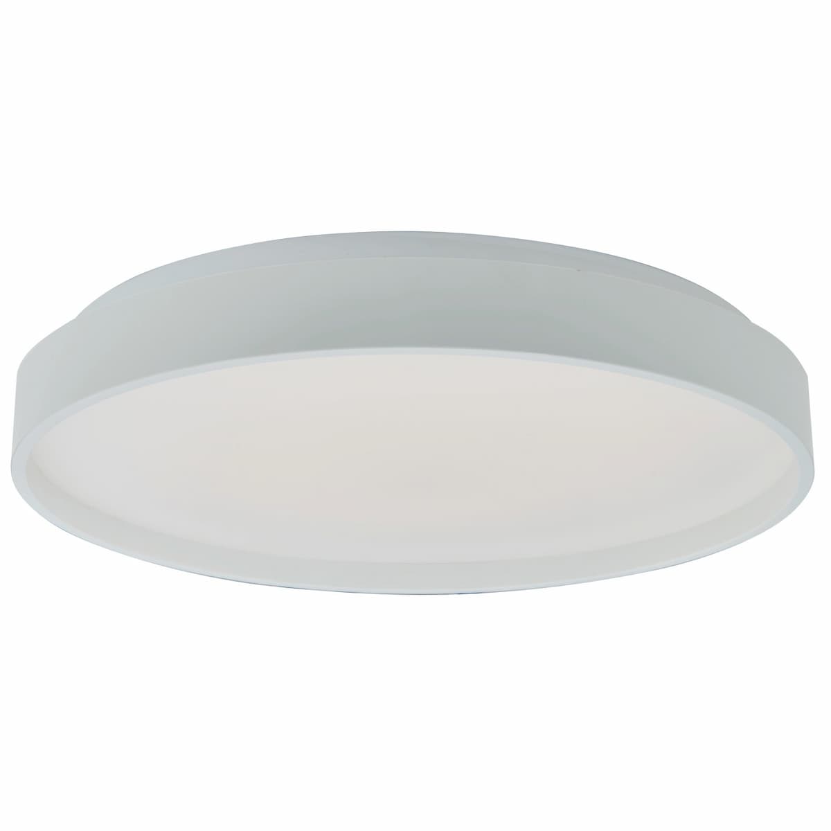 Abra 30052FM Tambourine 13-inch ceiling light with sleek low-profile frame and ambient uplighting for residential interiors