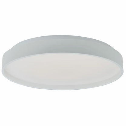 Abra 30052FM Tambourine 13-inch ceiling light with sleek low-profile frame and ambient uplighting for residential interiors