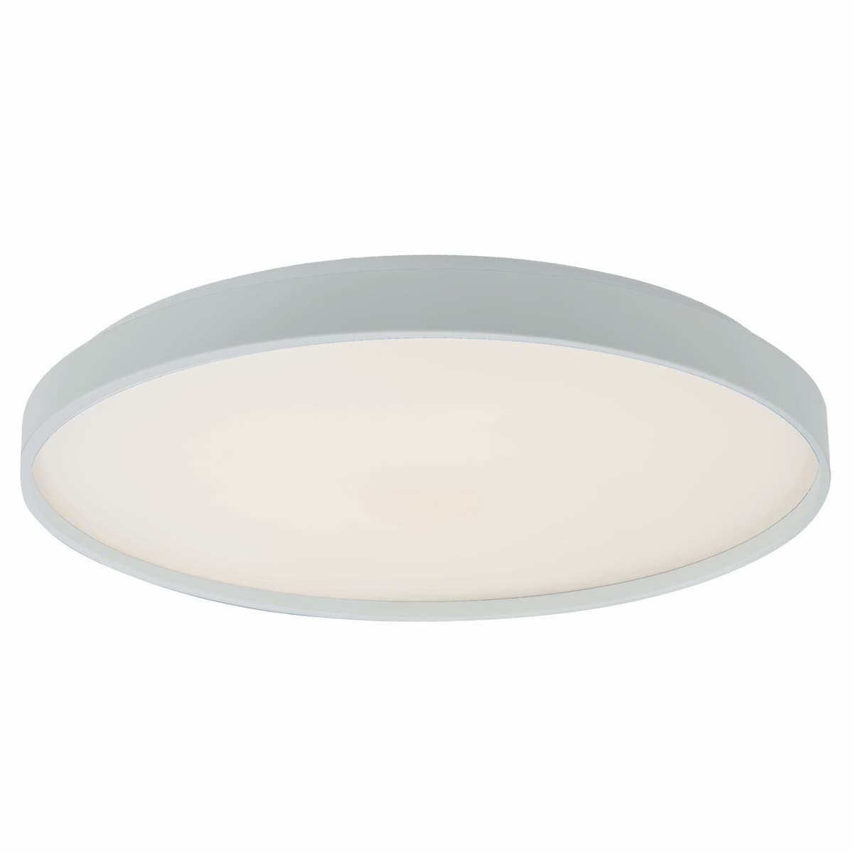Abra 30053FM Tambourine 15-inch ceiling light with sleek low-profile frame and ambient uplighting for residential interiors
