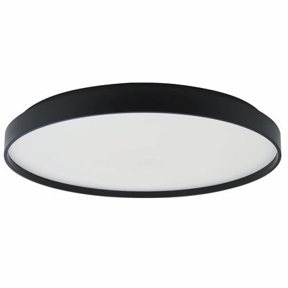 Abra Tambourine 30054FM 19-inch low-profile flush mount ceiling light with soft uplight for modern interior lighting