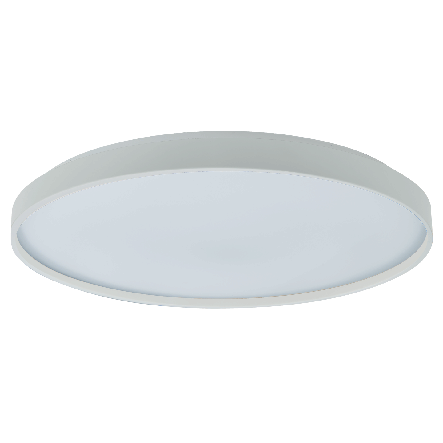 Abra Tambourine 19" Low Profile Flushmount with Soft Uplight White