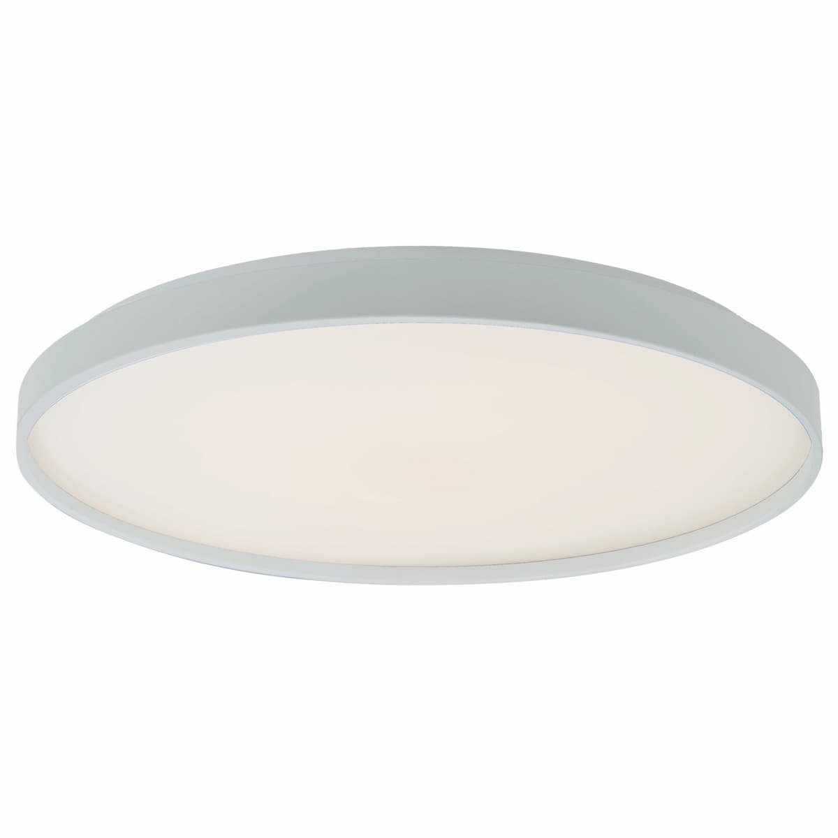 Abra 30054FM Tambourine 19-inch ceiling light with sleek low-profile frame and ambient uplighting for residential interiors