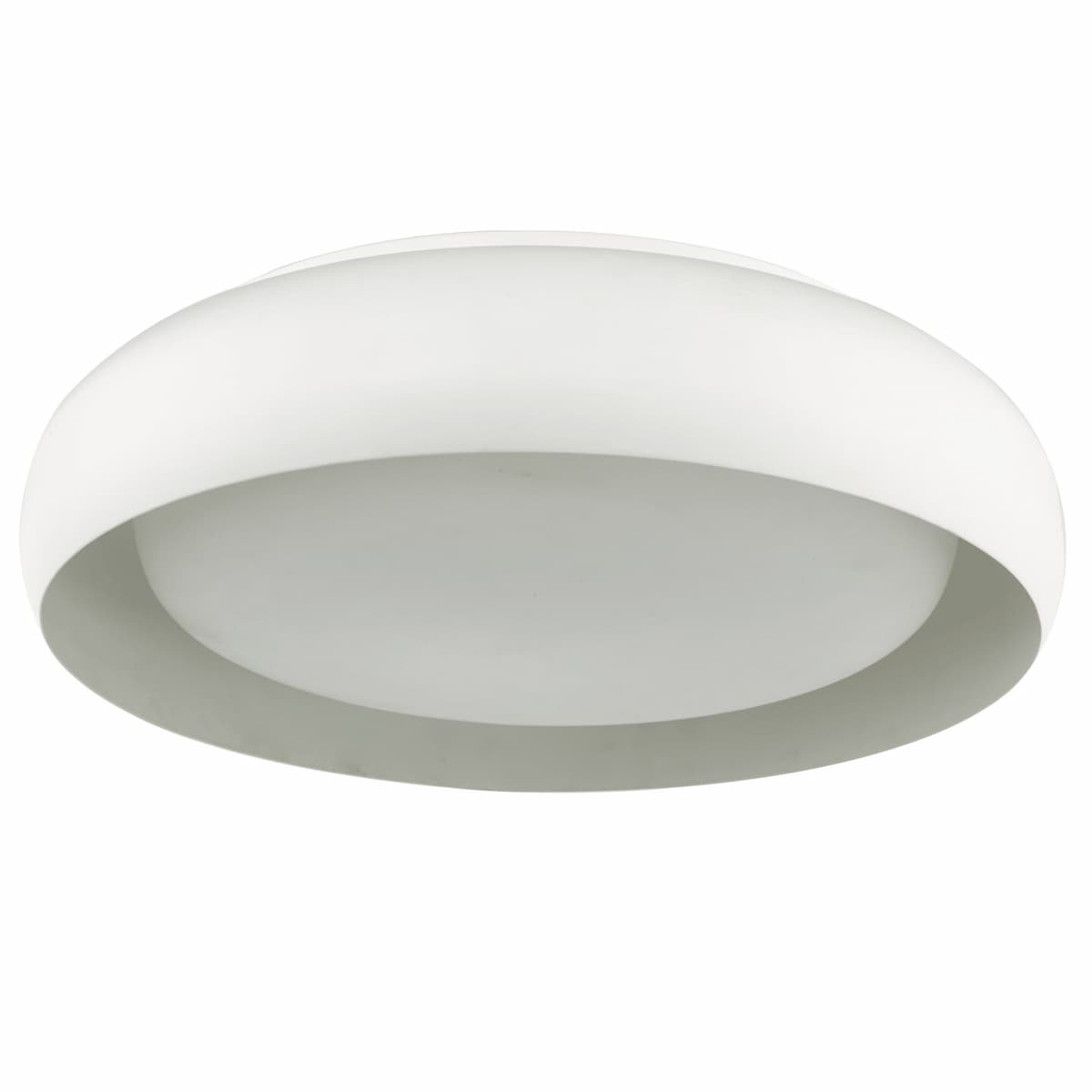 Modern Abra Euphoria flush mount ceiling fixture with opal glass diffuser for kitchens, hallways, bedrooms, and living rooms