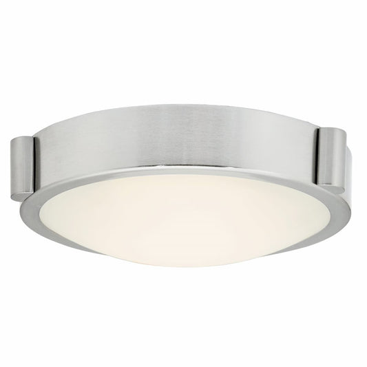 Abra Halo 30064FM 8-inch frosted glass flush mount ceiling light with high-output dimmable LED for modern interior lighting