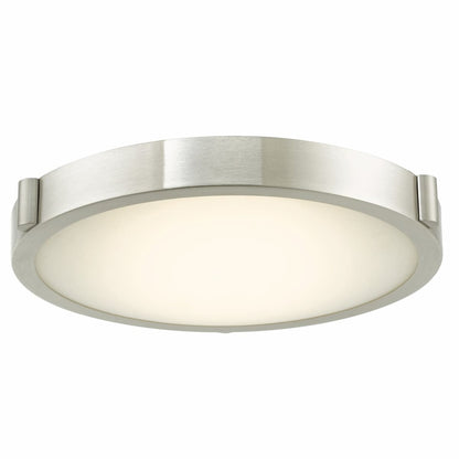 Abra Halo 30065FM 11-inch frosted glass flush mount ceiling light with high-output dimmable LED for modern interiors