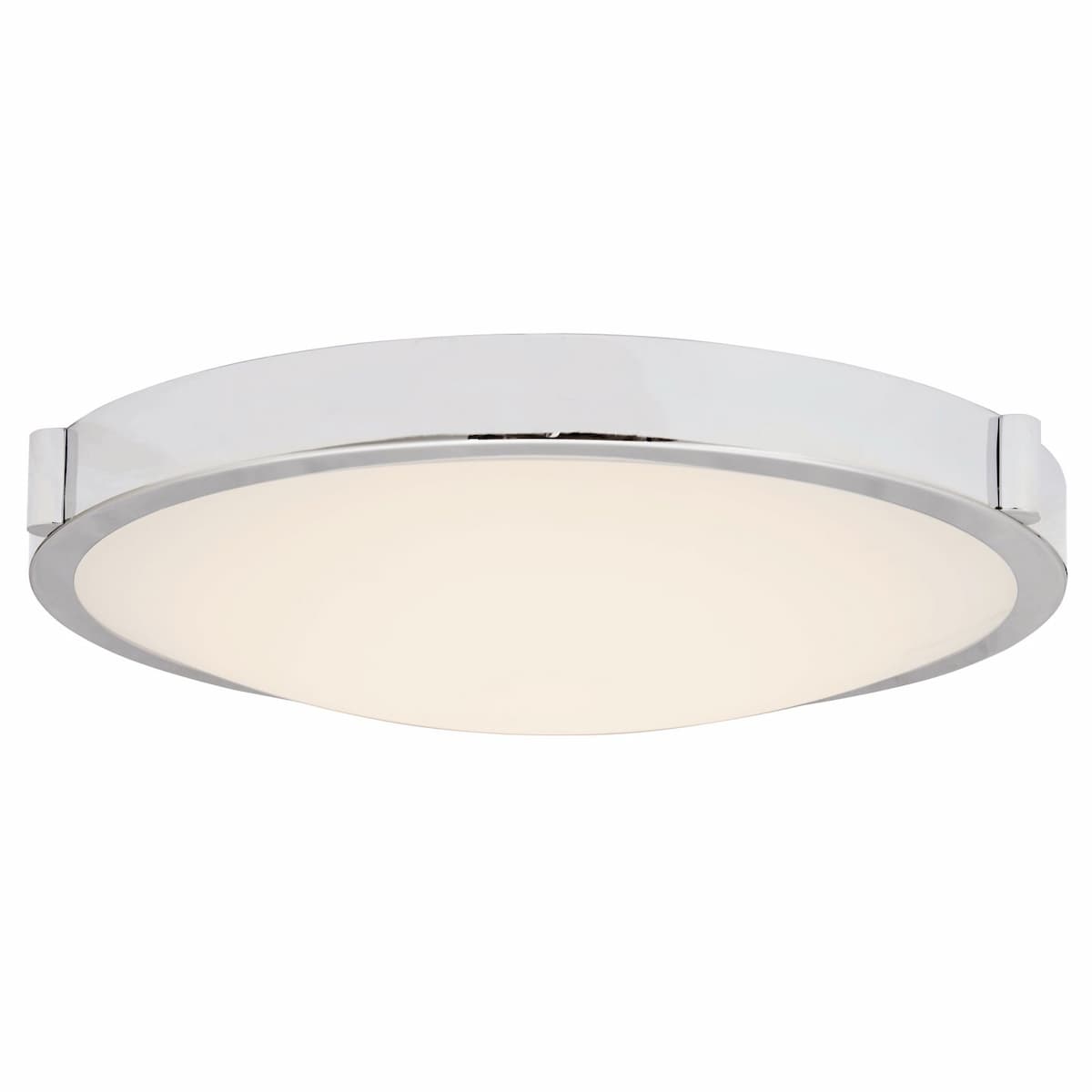 Abra 30066FM Halo 13-inch LED flush mount ceiling light with elegant frosted glass design for residential and commercial interiors