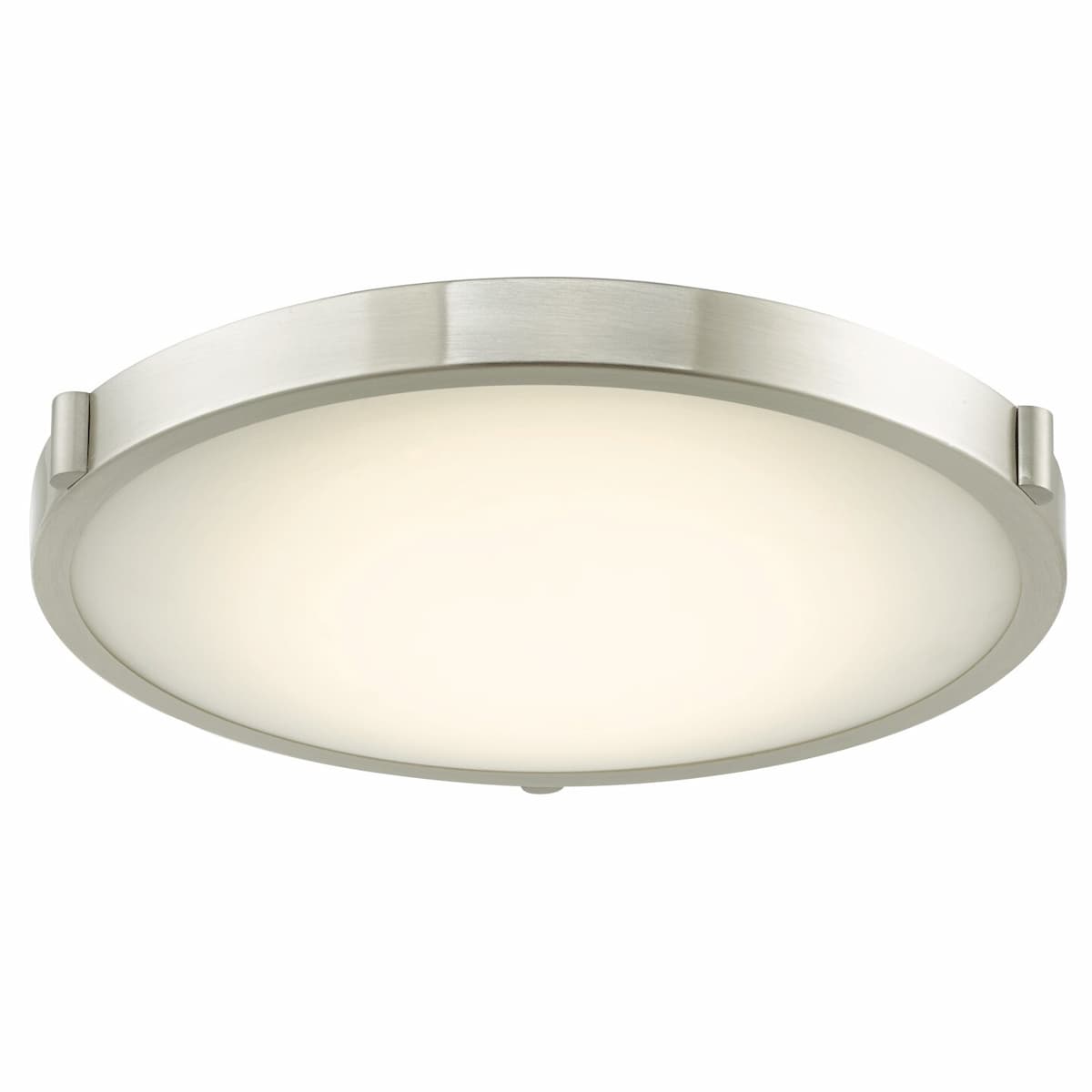 Abra Halo 30067FM 17-inch frosted glass flush mount ceiling light with high-output dimmable LED for modern interiors
