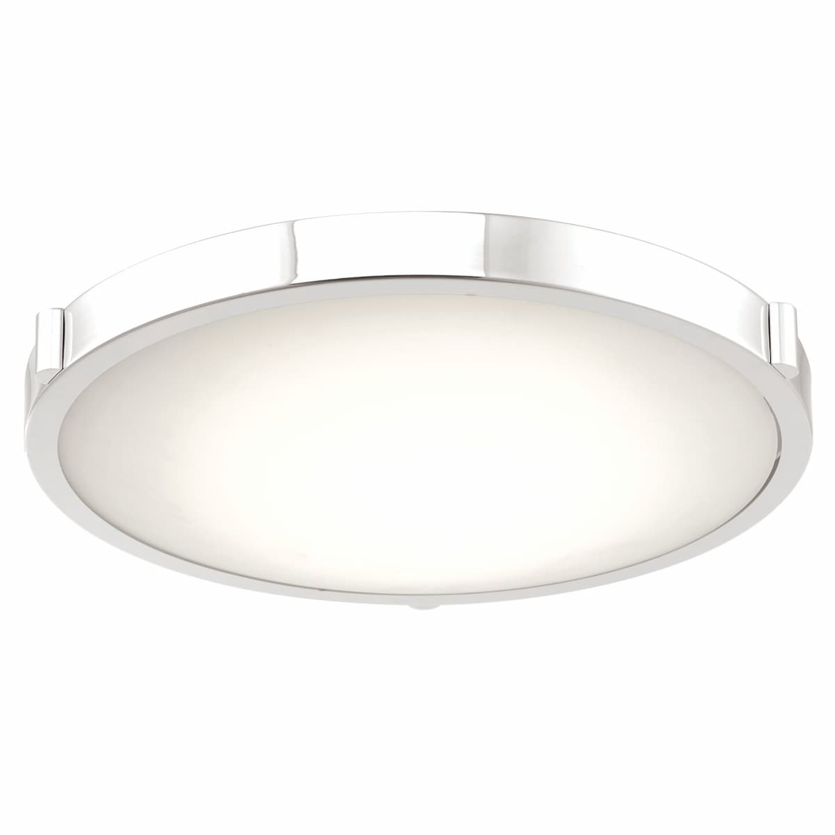 Abra 30067FM Halo 17-inch LED flush mount ceiling light with elegant frosted glass design for residential and commercial interiors