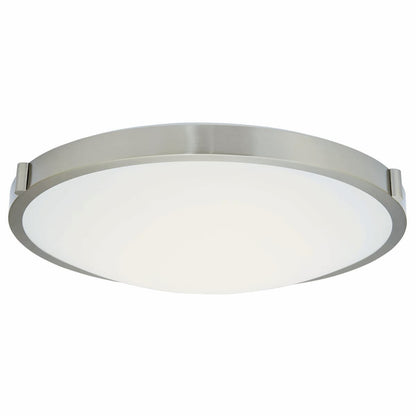 Abra Halo 30068FM 20-inch frosted glass flush mount ceiling light with high-output dimmable LED for modern interiors