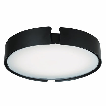Abra Mystic 30070FM flush mount ceiling fixture featuring a contemporary split frame design and high-output dimmable LED lighting