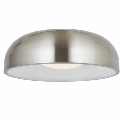 Abra Lynx 30075FM flush mount ceiling fixture featuring selectable 3CCT LED lighting and an opal glass diffuser