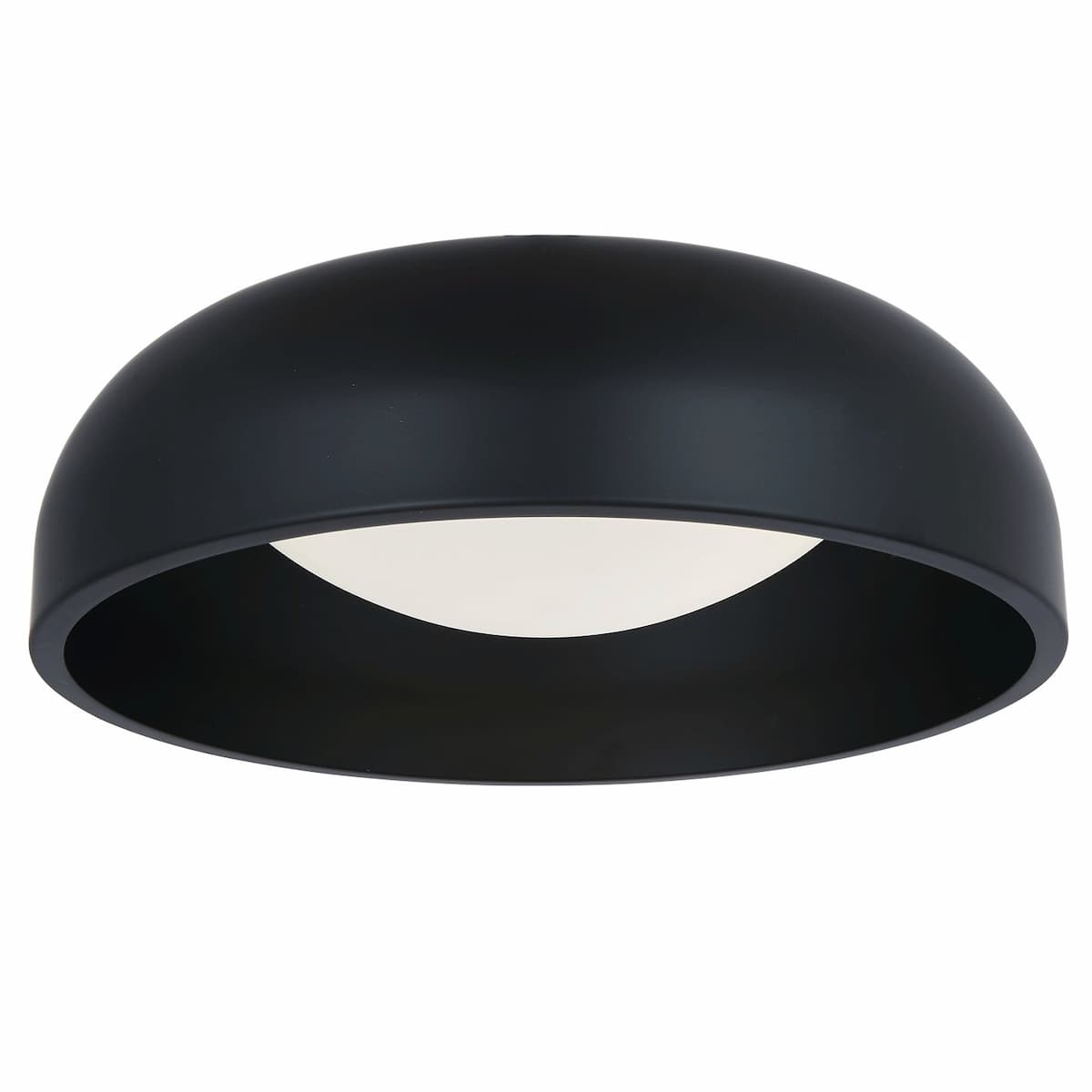 Abra Lynx 30075FM 13-inch 3CCT flush mount ceiling light with opal glass diffuser and curved modern design