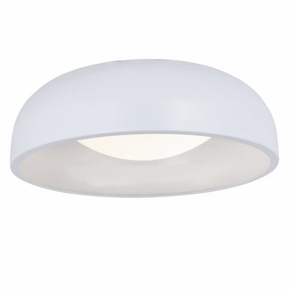 Abra 30075FM Lynx 13-inch ceiling light with inner curved profile and opal glass diffuser for contemporary interiors