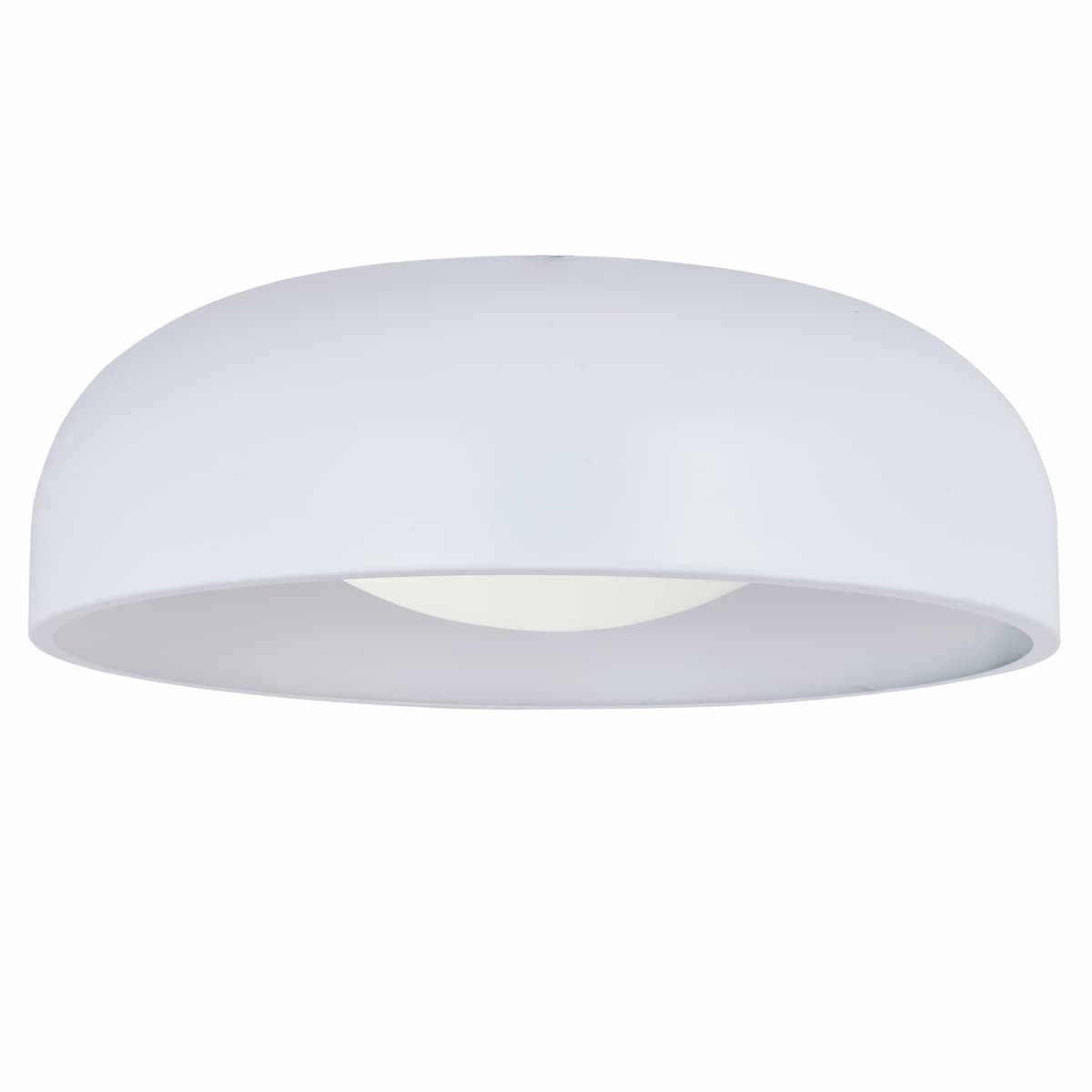 Abra 30076FM Lynx 17-inch ceiling light with inner curved profile and opal glass diffuser for contemporary interiors