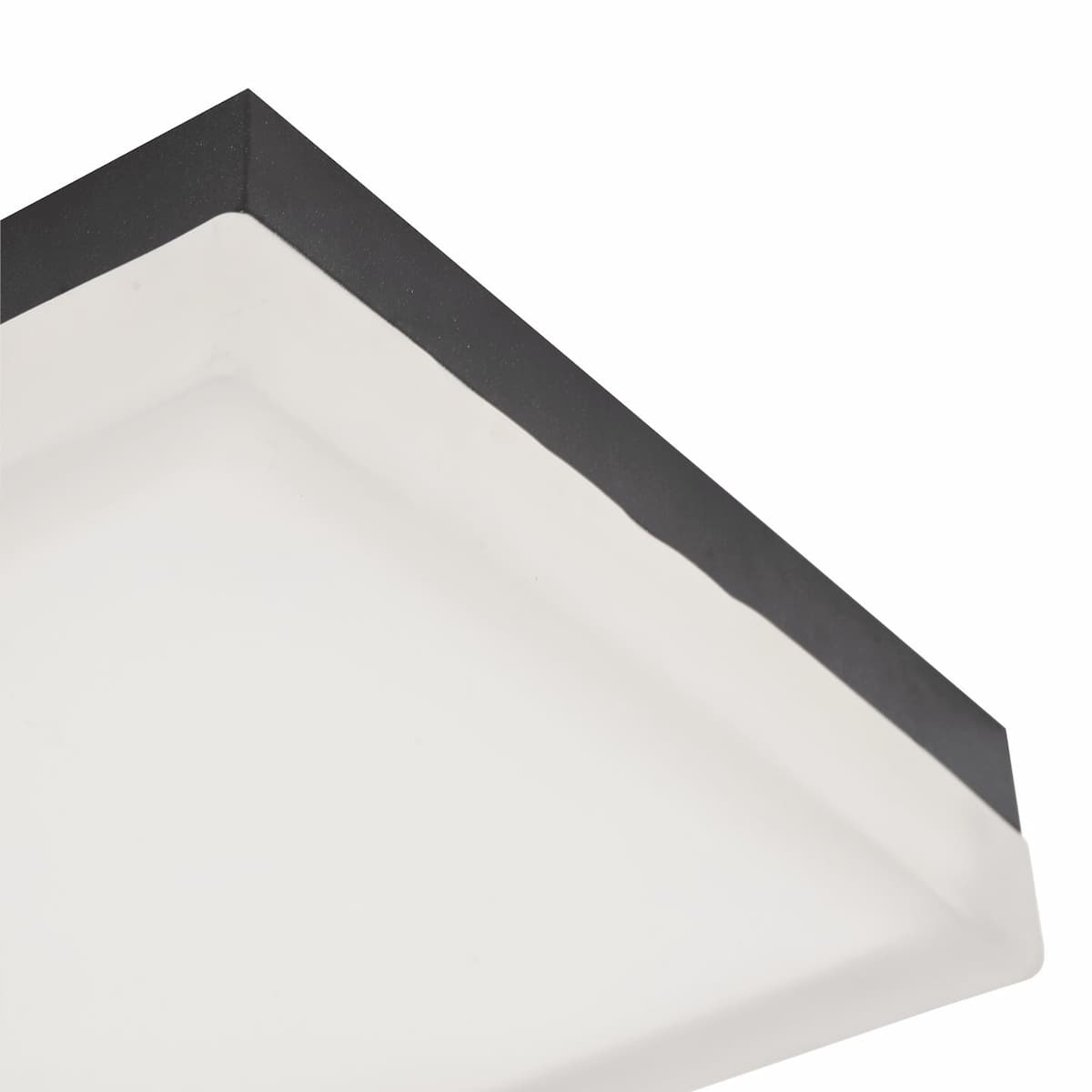 Abra IceCube 30080FM square flush mount ceiling fixture featuring textured moulded glass for elegant ambient illumination