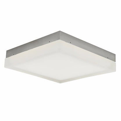 Abra 30080FM IceCube flush mount ceiling light with decorative square moulded glass design for residential interiors