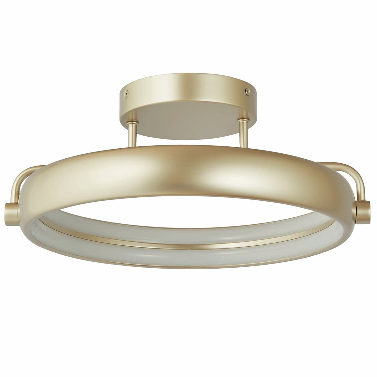 Modern Abra Rave dual LED ring flush mount ceiling fixture for kitchens, hallways, bedrooms, and living rooms