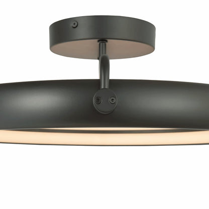 Abra 30083FM Rave 18-inch LED ring flush mount ceiling light with sleek architectural styling for interior spaces