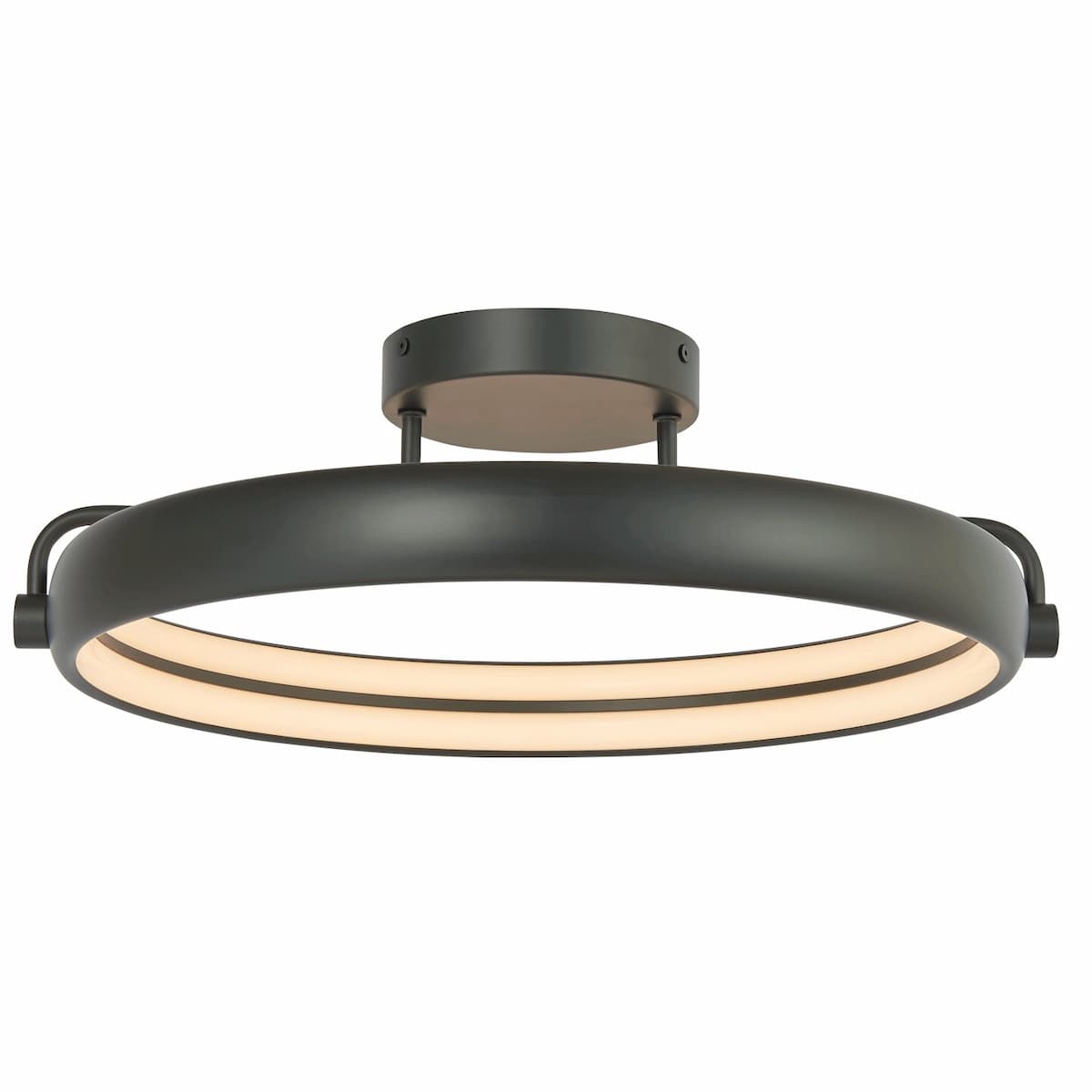 Abra Rave 30083FM 18-inch dual LED ring flush mount ceiling light for modern residential and commercial interiors