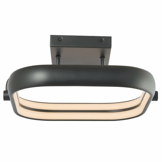 Abra Rave 30084FM 14-inch dual LED square flush mount ceiling light for modern residential and commercial interiors