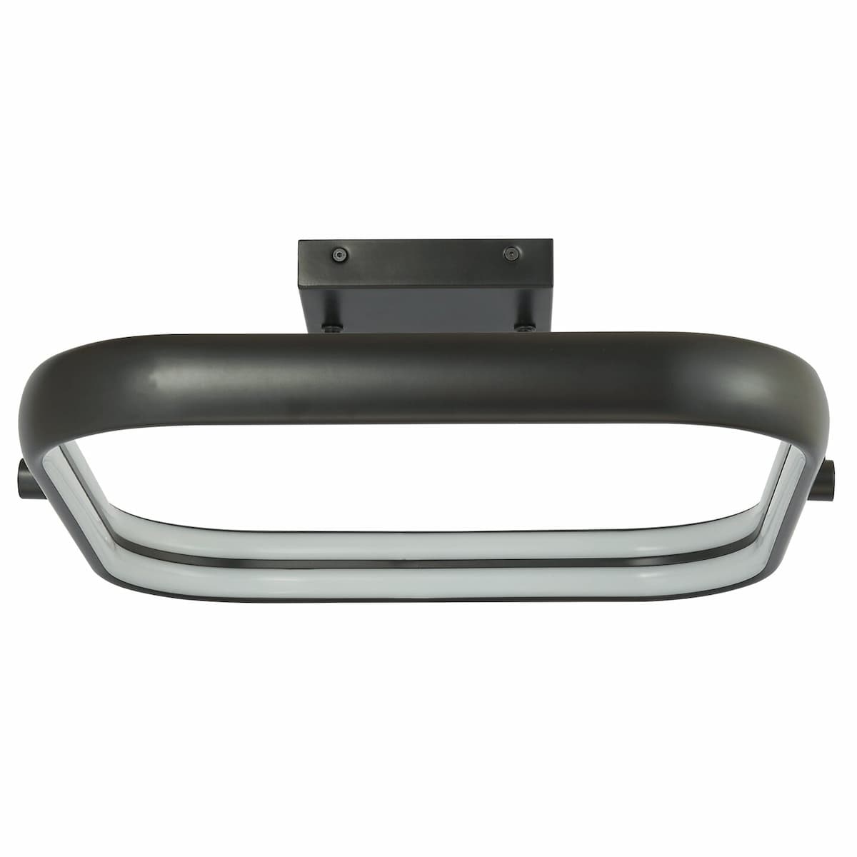 Abra Rave 30085FM square flush mount ceiling fixture featuring dual integrated LED illumination and contemporary styling