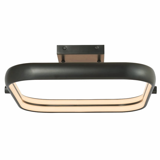Abra Rave 30085FM 18-inch dual LED square flush mount ceiling light for modern residential and commercial interiors