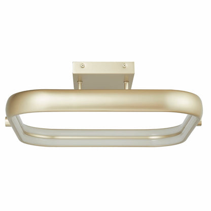 Modern Abra Rave dual LED square flush mount ceiling fixture for kitchens, hallways, bedrooms, and living spaces