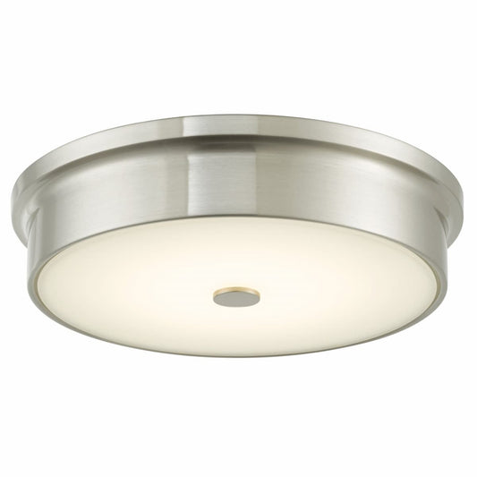 Abra Spark 30097FM 12-inch flush mount ceiling light with opal glass diffuser for modern interior lighting
