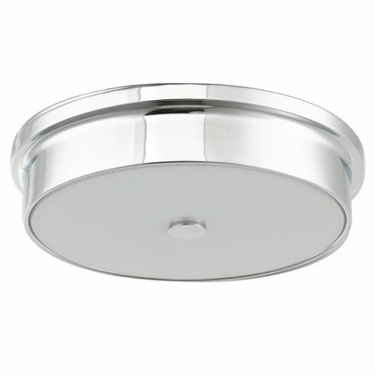 Modern Abra Spark 12-inch flush mount ceiling fixture with elegant opal glass diffuser for hallways, bedrooms, and living spaces