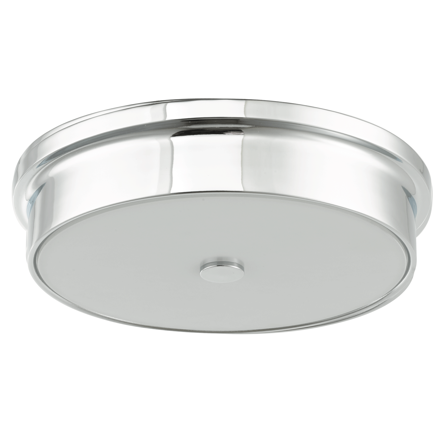 Abra Spark 12" Opal Glass Flushmount Chrome