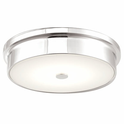 Abra 30097FM Spark opal glass flush mount ceiling light with contemporary design for residential and commercial interiors