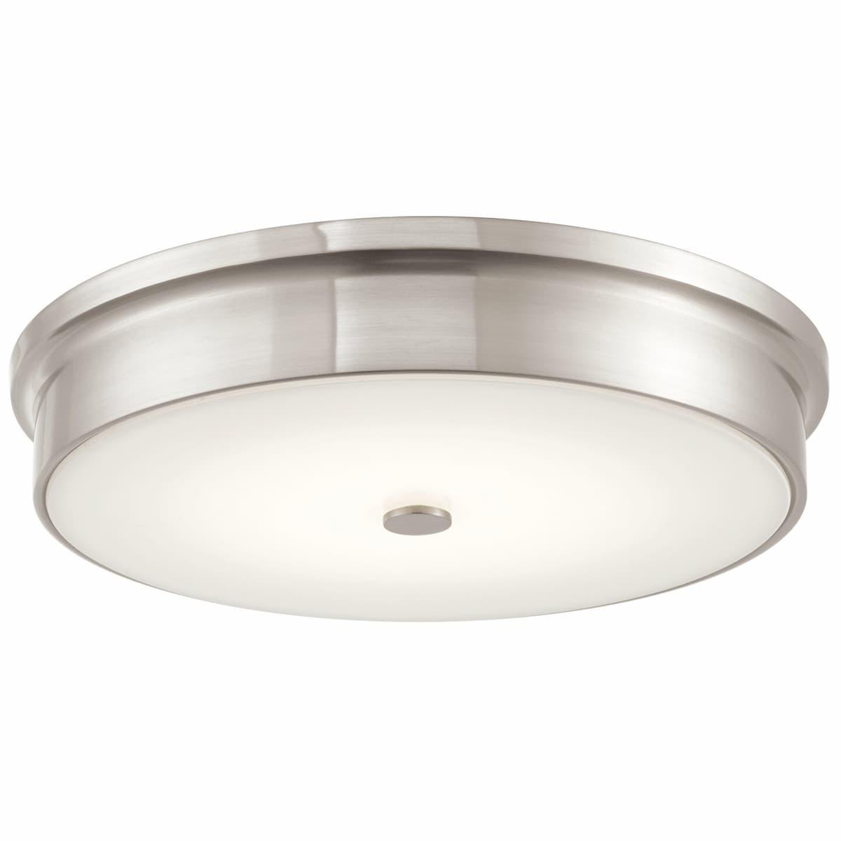 Abra Spark 30098FM 15-inch flush mount ceiling light with opal glass diffuser for modern interior lighting