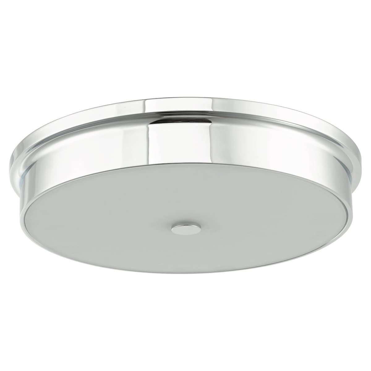 Modern Abra Spark 15-inch flush mount ceiling light with soft diffused illumination through an opal glass diffuser