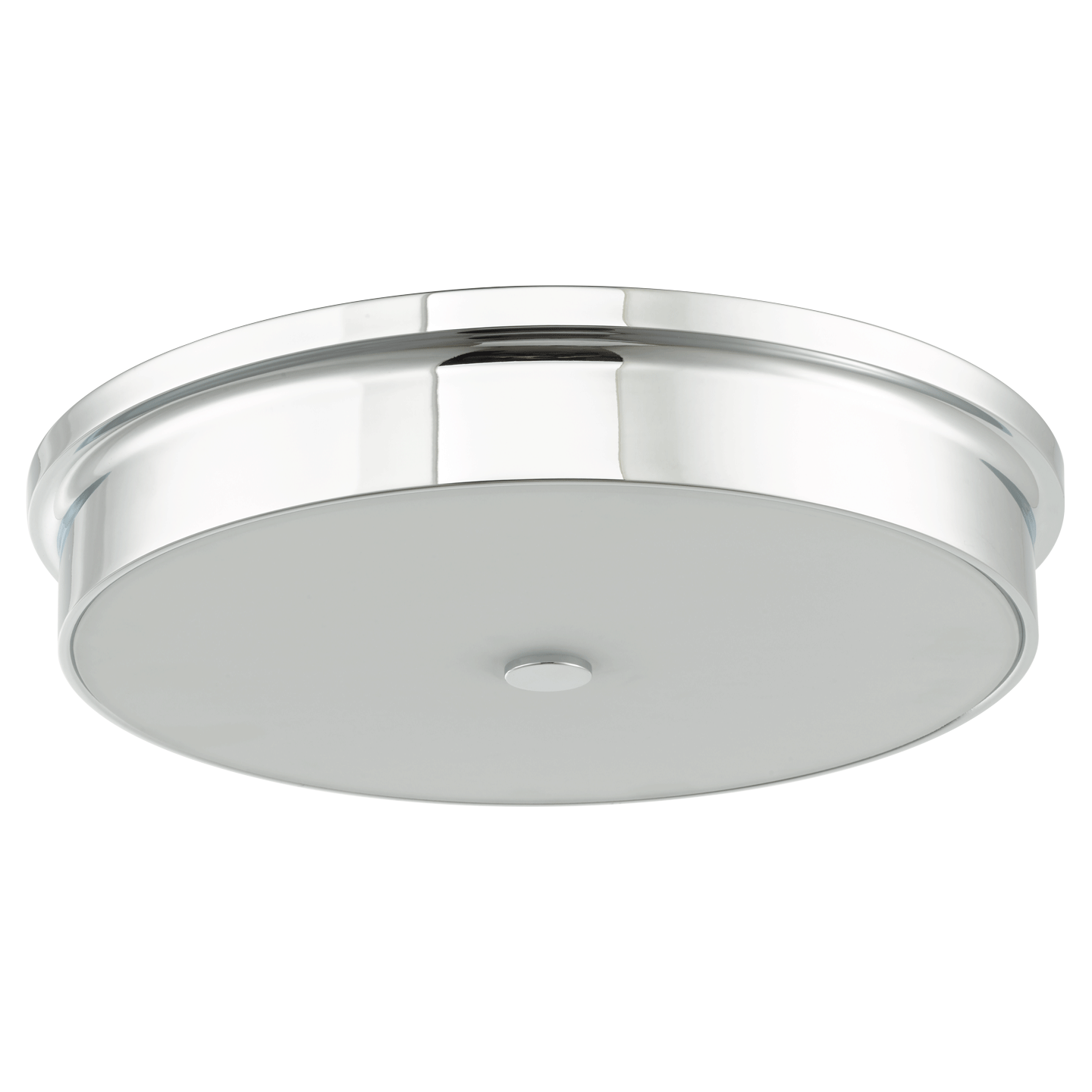 Abra Spark 15" Opal Glass Flushmount Chrome